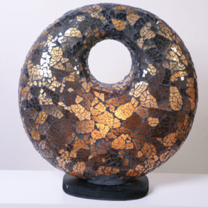 TL. Donut Zwart Goud 45 cm