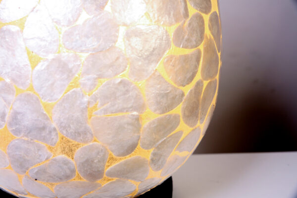 Tafellamp Egg Stone 40 cm Wit