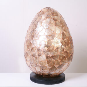 Tafellamp Egg Stone 40 cm Amber