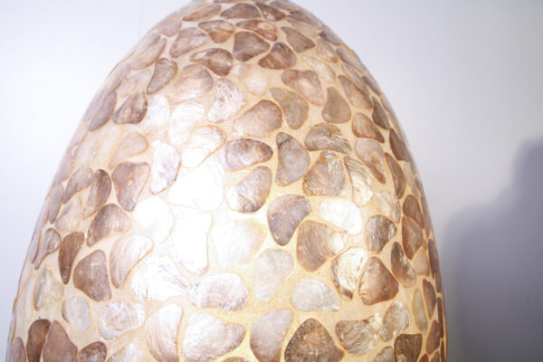 Vloerlamp Egg Stone 80 cm Amber