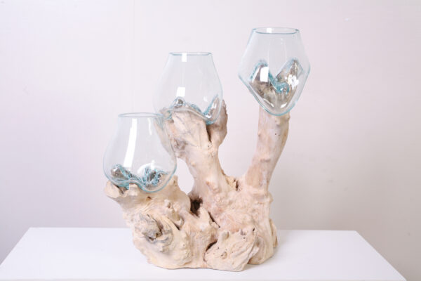 Ornament met Glas 3x Trio 13