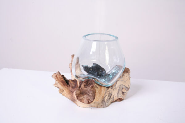 Ornament met Glas 8 cm