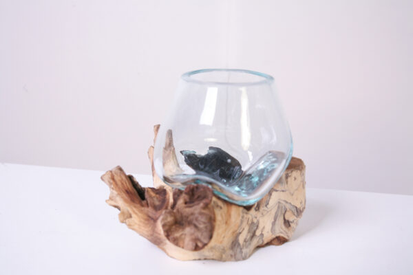 Ornament met Glas 8 cm