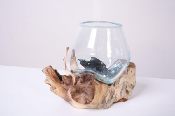 Ornament met Glas 8 cm