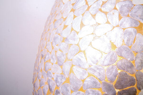 Vloerlamp Egg Stone 120 cm Wit