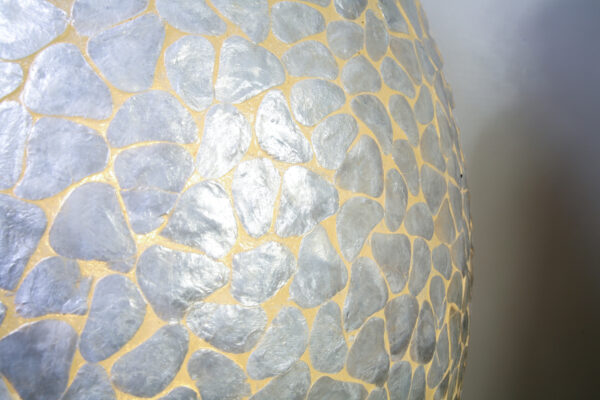 Vloerlamp Egg Stone 120 cm Wit