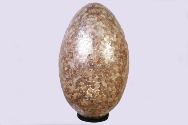 Vloerlamp Egg Stone 120 cm Amber