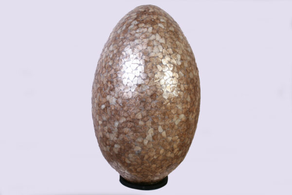 Vloerlamp Egg Stone 120 cm Amber